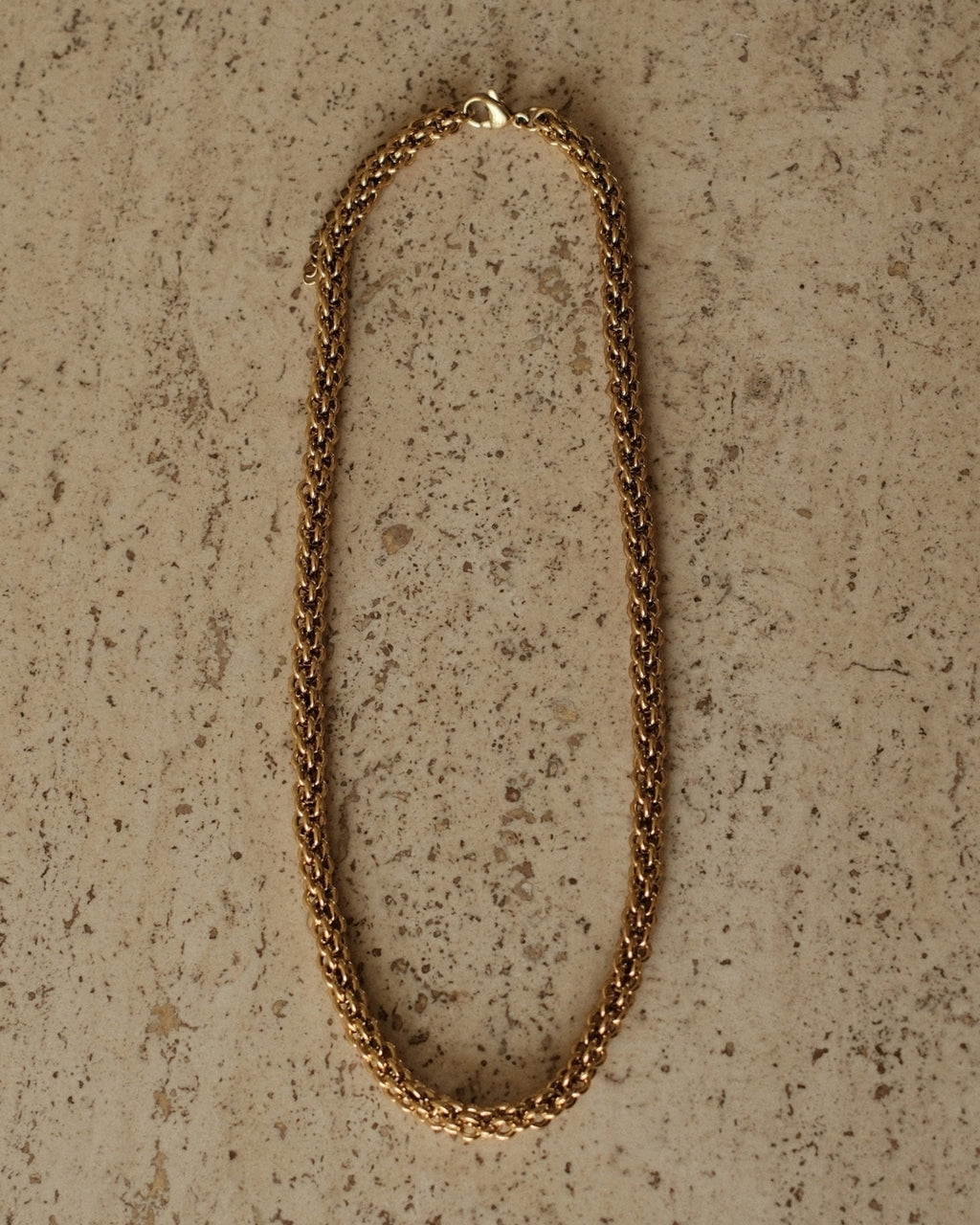Statement gevlochten ketting