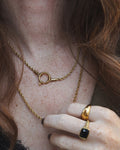 Rope structuur ketting met veersluiting