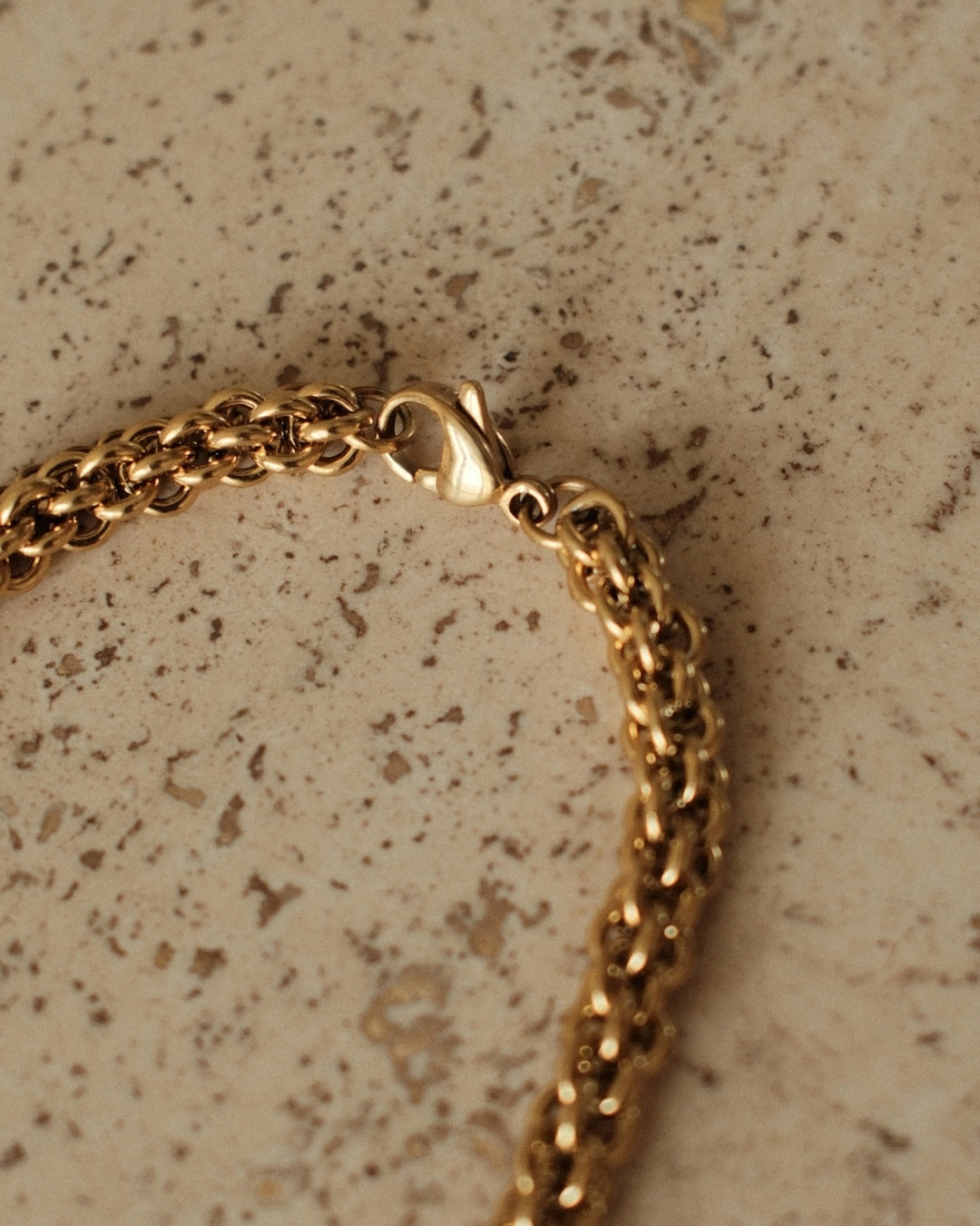 Statement gevlochten ketting