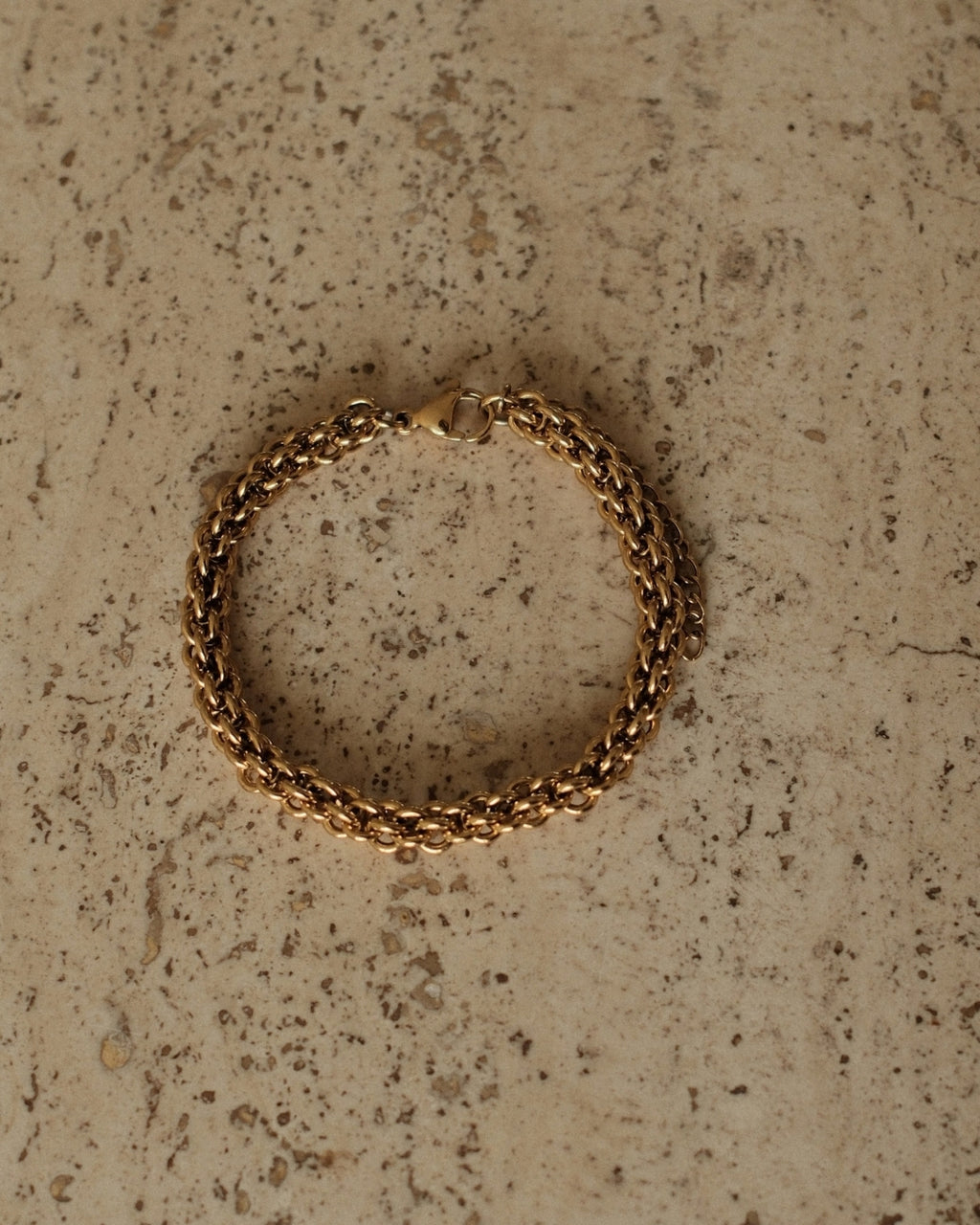 Gevlochten schakelarmband