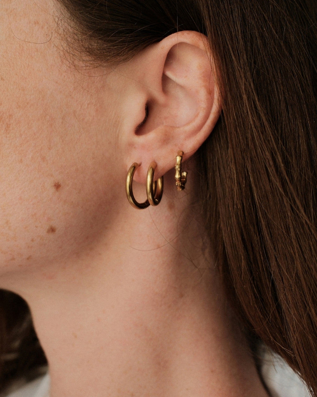 Basic hoops oorbellen - Small