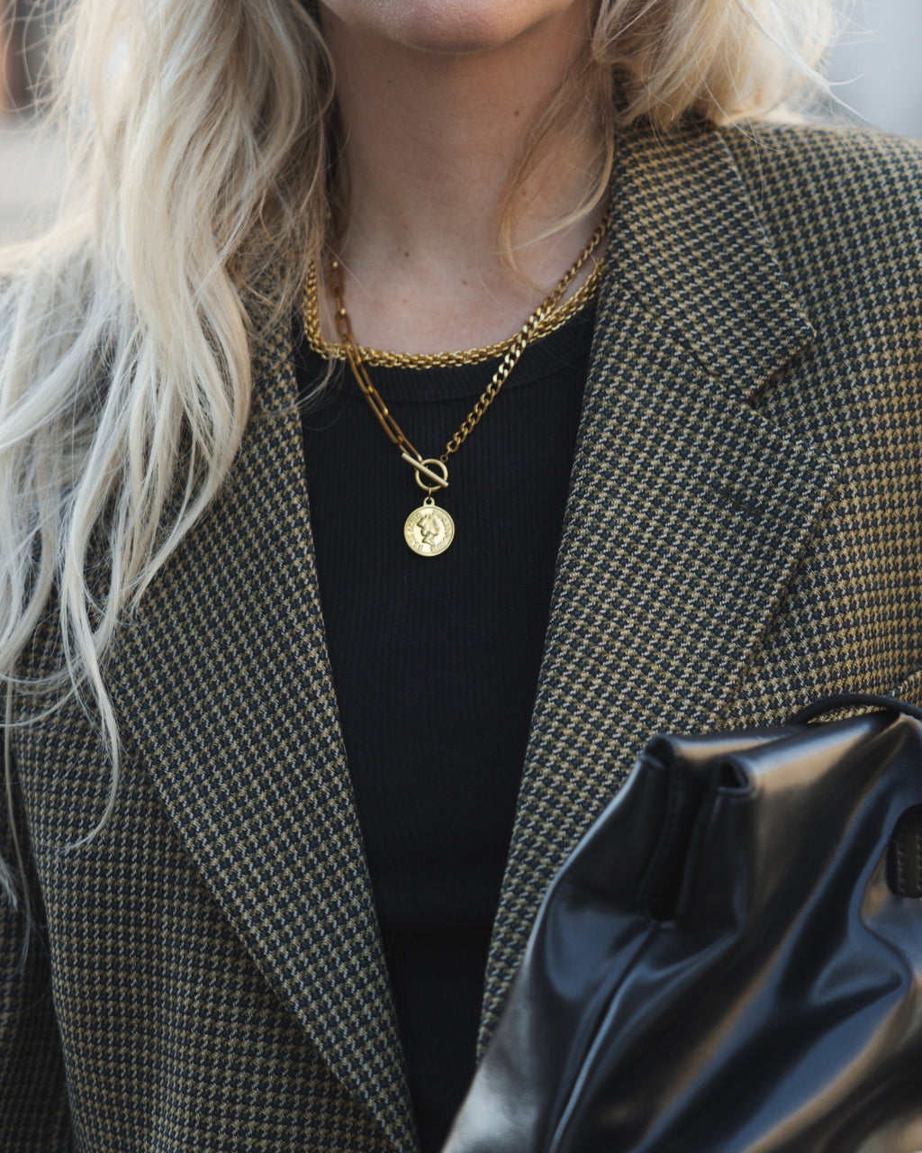 Statement gevlochten ketting