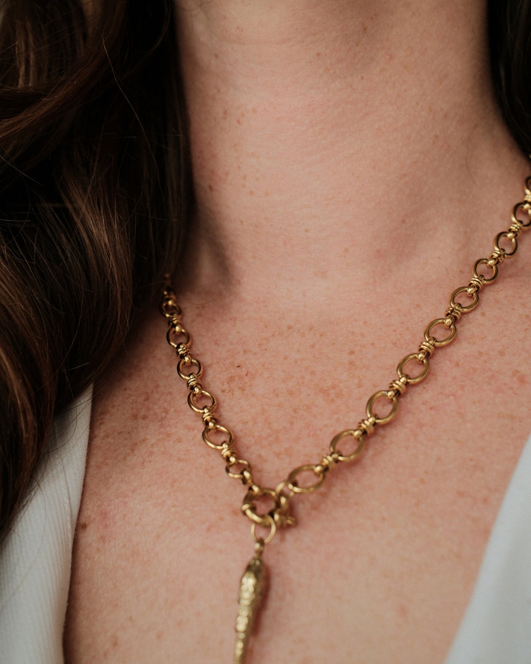 Schakelketting met veersluiting
