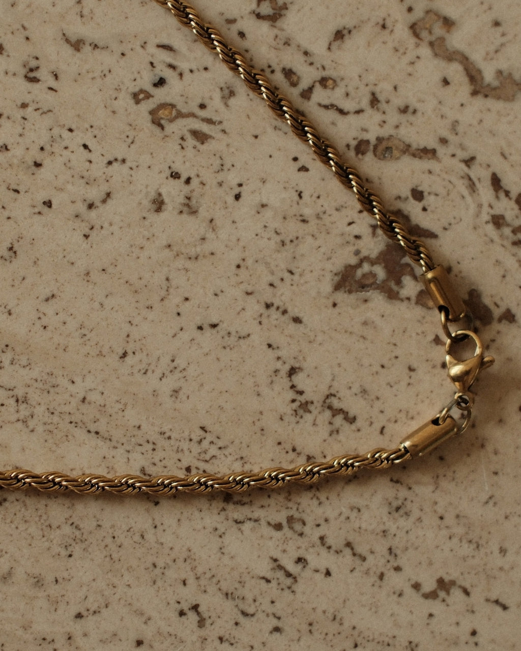 Fijn gedraaide ketting - Rope chain