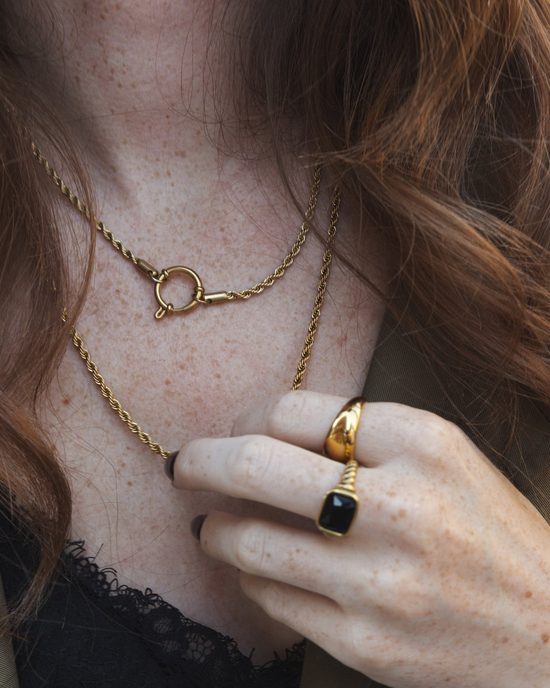 Fijn gedraaide ketting - Rope chain